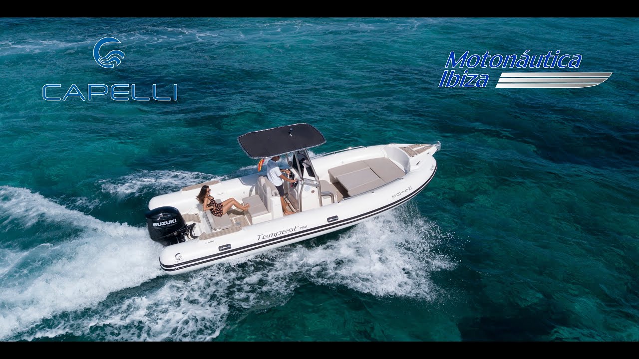 Capelli Tempest 750 Luxe - Motonautica Ibiza | Alquiler de barcos en Ibiza. Ibiza Boat Charter