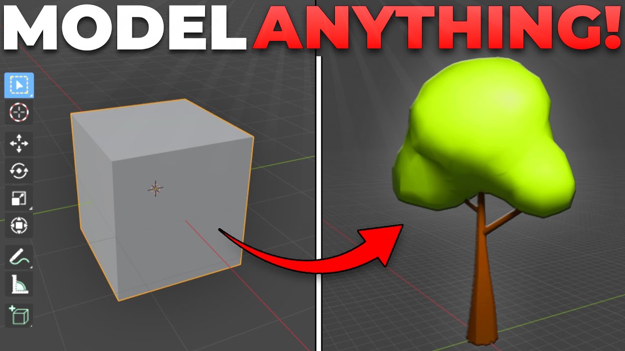 ПОЛНОЕ руководство по моделированию в Blender для новичков! (Создавайте ресурсы для игр!)