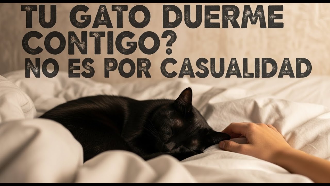 Tu gato duerme contigo? no es por casualidad