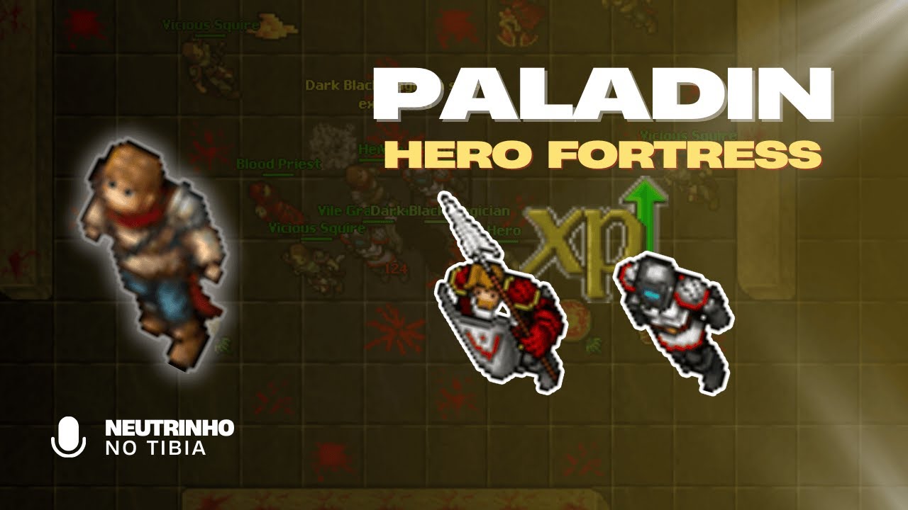 TIBIA - HERO FORTRESS | PALADIN LEVEL 150+