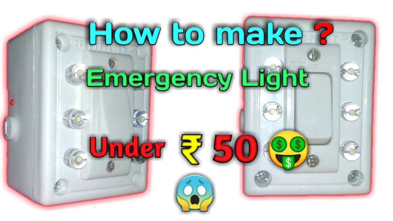 🔥How to make powerfull emergency light at home ? Under ₹ 50/-  🤑rechargeable light 🔥Technical Galaxy