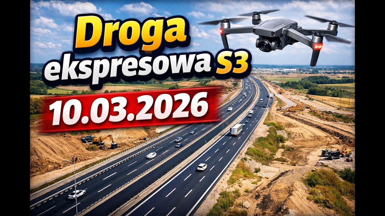 Droga Ekspresowa S3 - Świnoujście - Dargobądz. 10.03.2026 - Inspekcja Wizualna