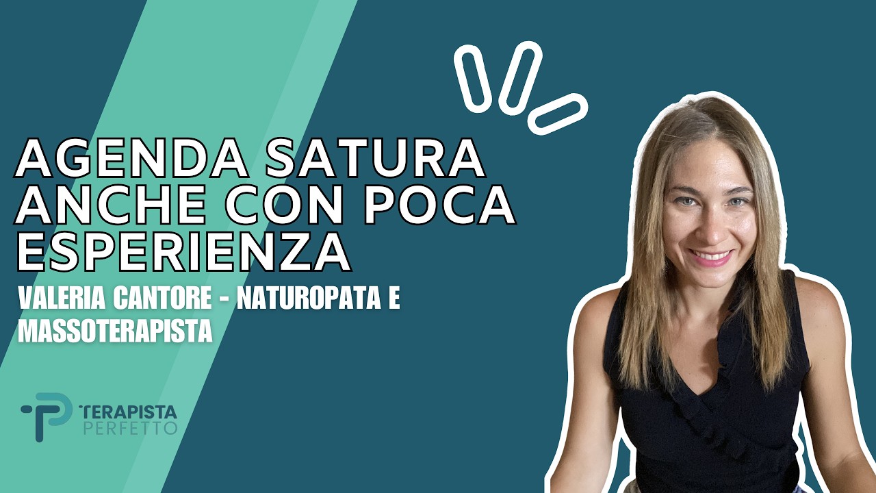 Agenda satura con poca esperienza | La storia di Valeria Cantore