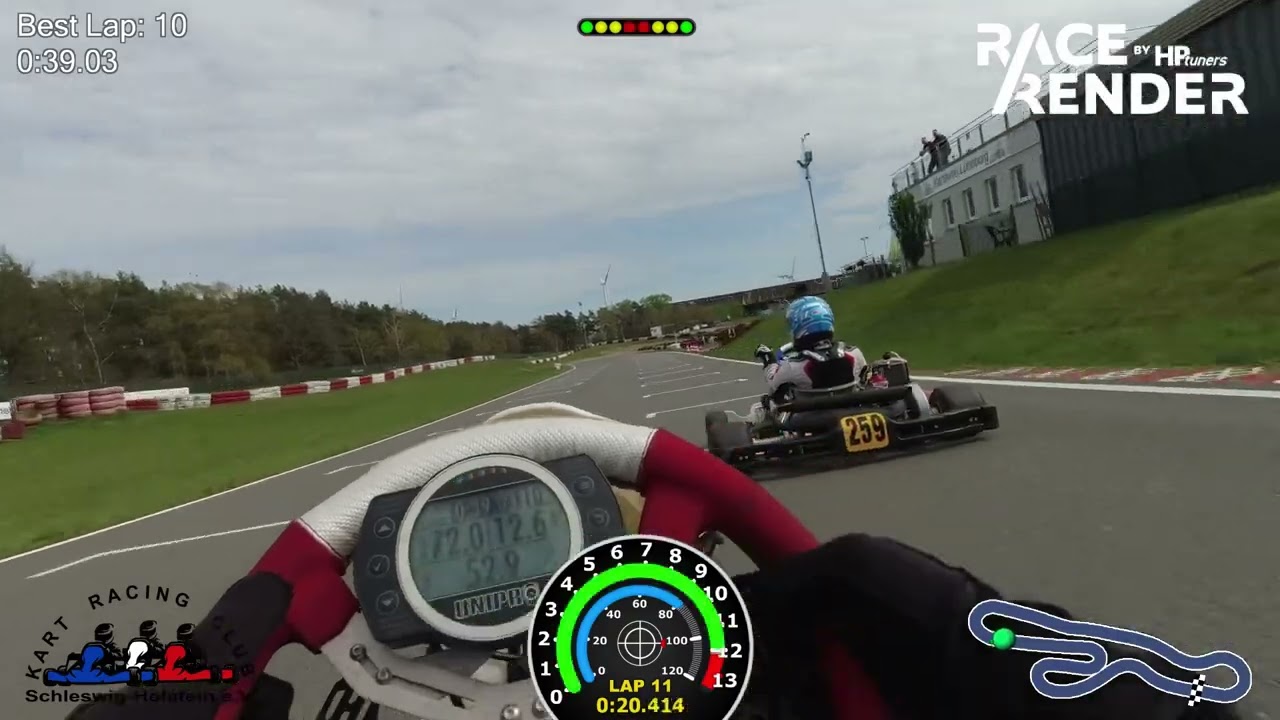 Ankarten auf der Kartbahn Lüneburg (Embsen) 06.04.2024