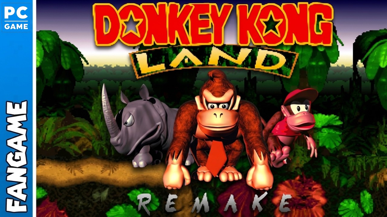 Donkey Kong Land Remake (PC) Longplay