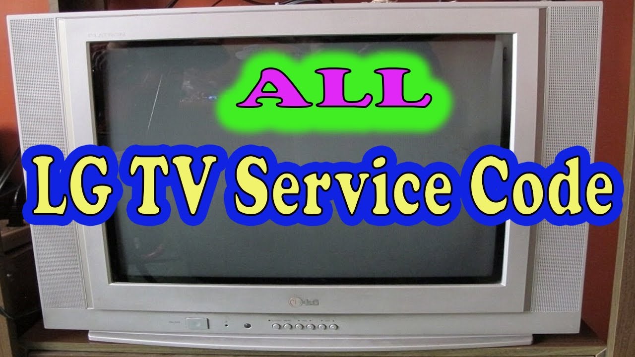 LG TV Service Code