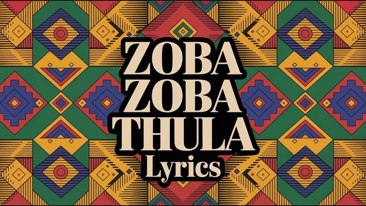 Zoba Zoba Thula Lyrics (Amapiano music) by Ameku