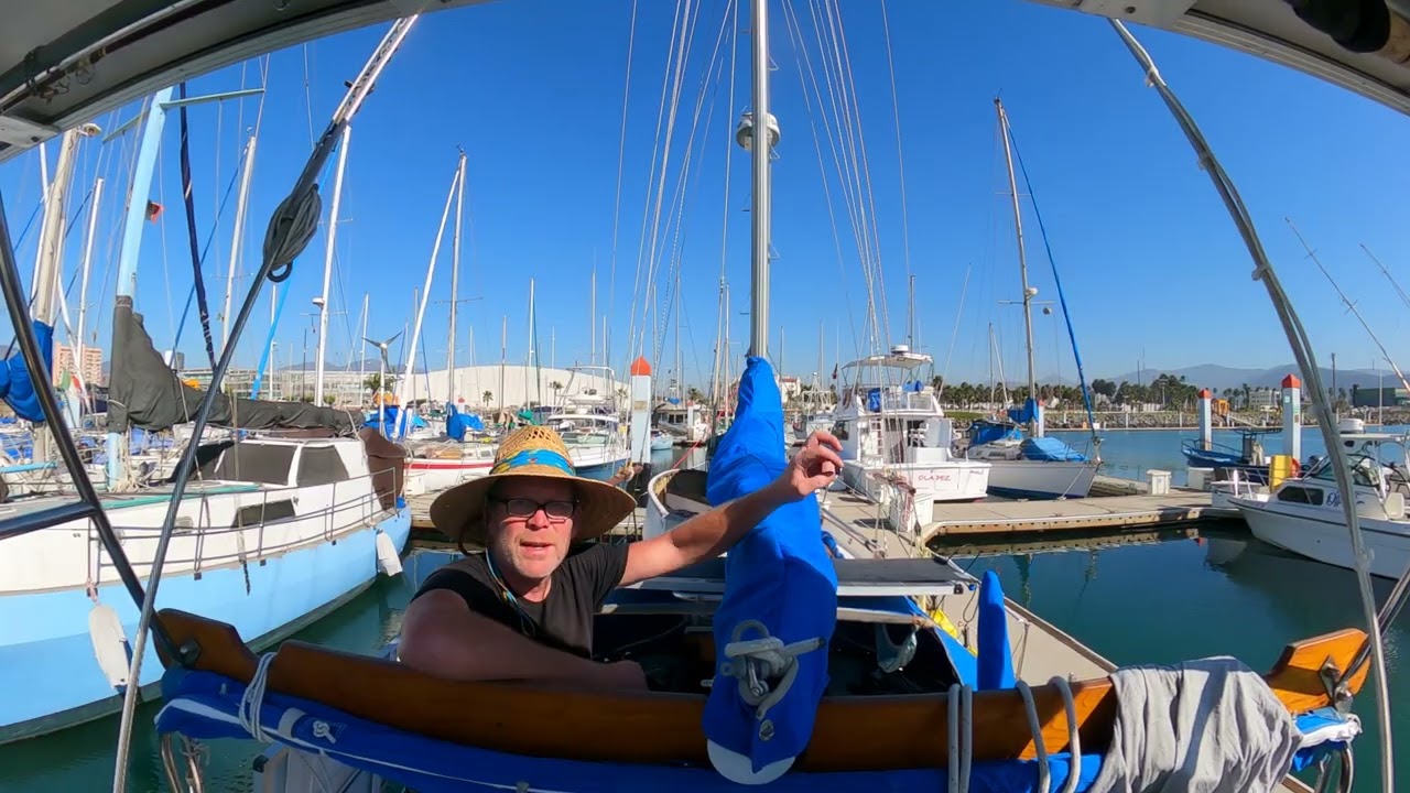 Solo dinghy retrieval .