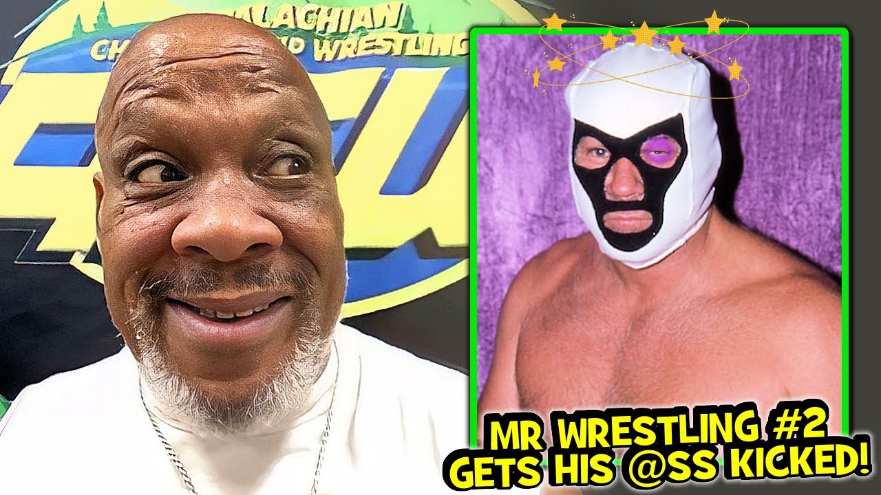 Tony Atlas on Mr Wrestling #2 Getting His @SS Kicked by Skandor Akbar!