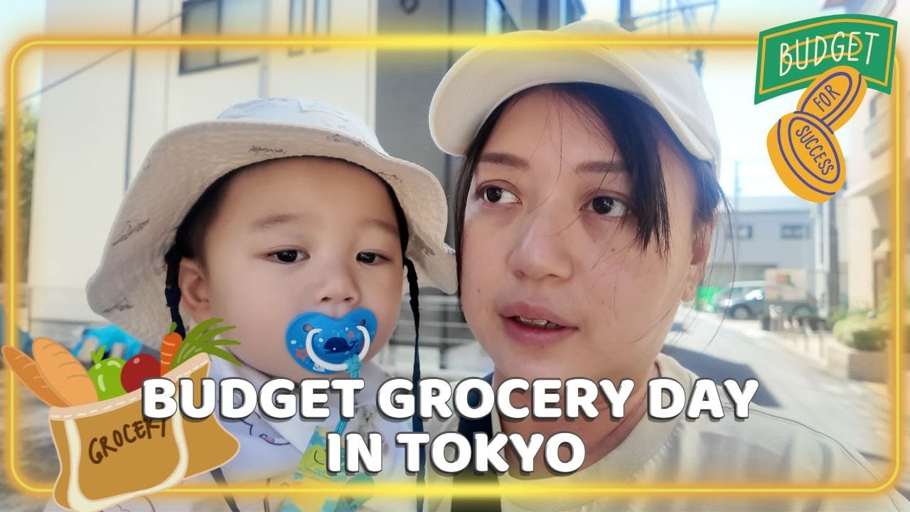 Budget Supermarket Run in Tokyo 🇯🇵 with My 17-Month-Old Toddler | Real Japan Family Life