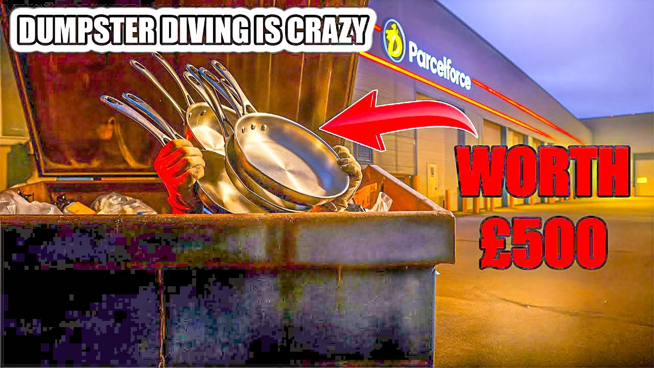 I Found £500 Worth of Treasure in a UK Dumpster! DUMPSTER DIVING UK