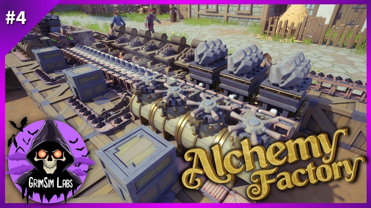 Ep 4 | Alchemy Factory - 🧱 Making Clay & Coal Expansion Gets Out of Hand!