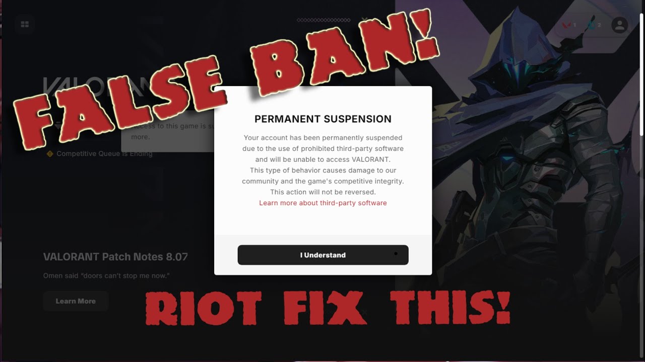 RIOT FALSE BANNED MY VALORANT ACCOUNT(Cheating, Scripting, or Hacking?! )NO VALID PROOF!