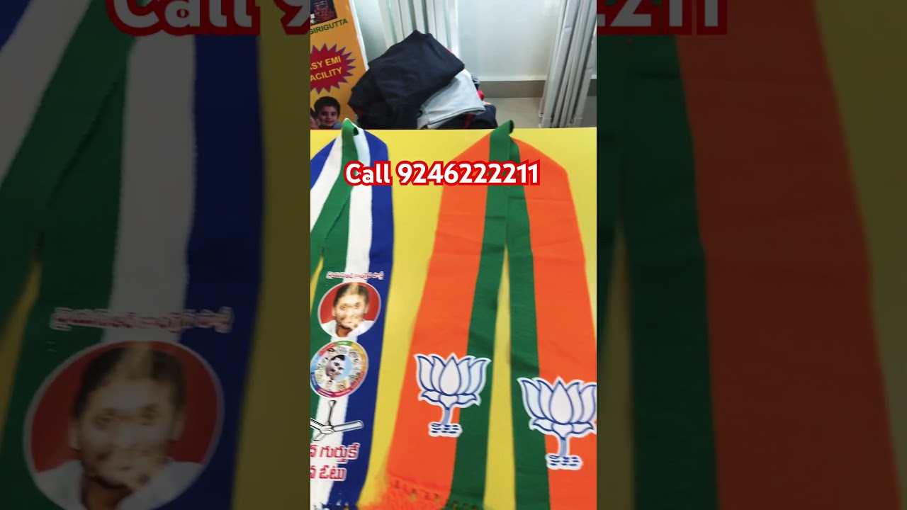 #kanduvas #ElectionproductSuppliers call 9246222211 for t-shirts and Kanduvas