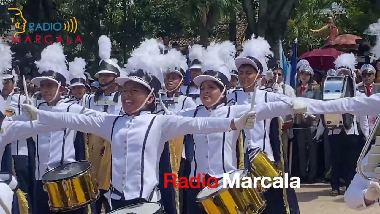 La banda rítmica del Instituto 21 de Octubre - Marcala, La Paz