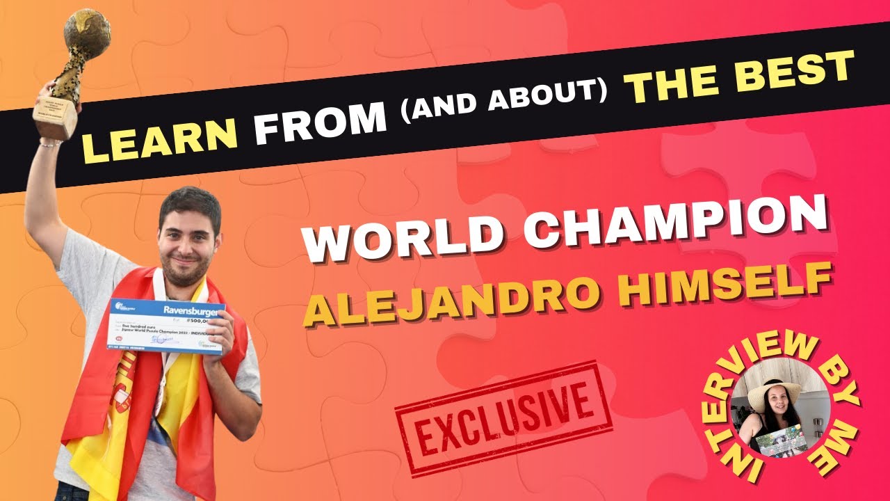 PART 1: Interviewing Alejandro Clemente León the World Champion of Speed Puzzling [UNFILTERED]