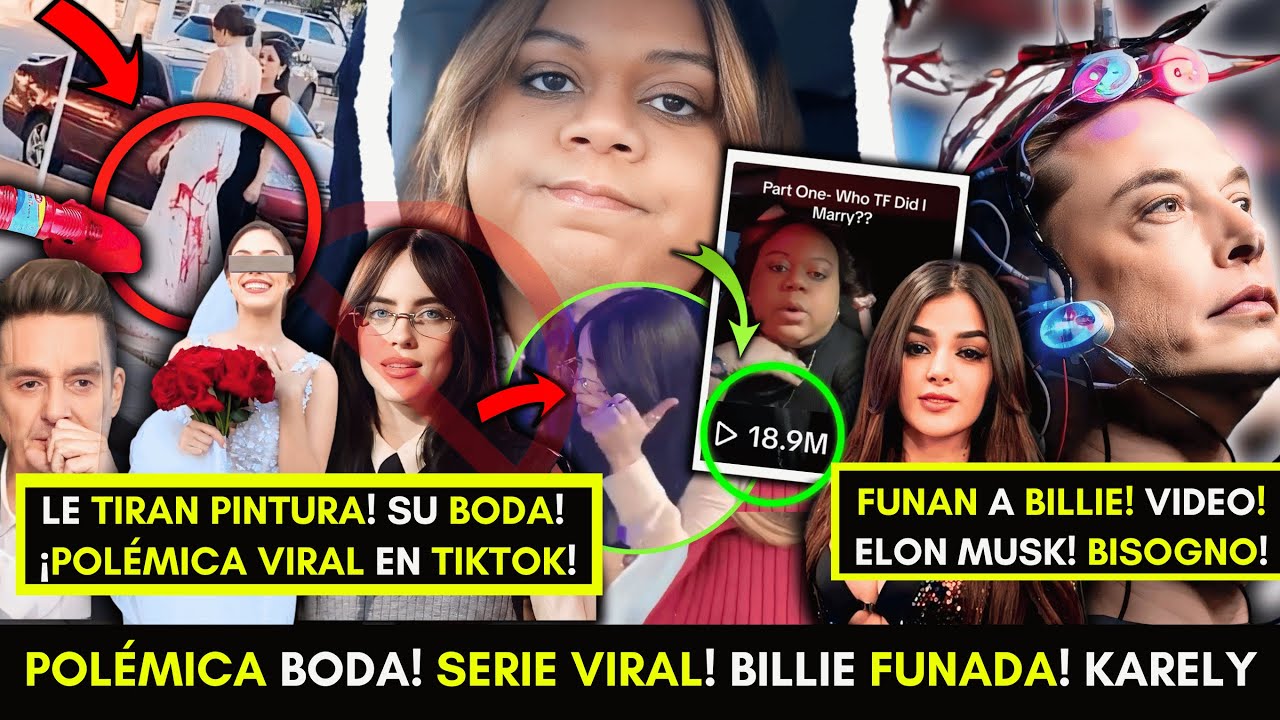 Le TIRAN PINTURA en su BODA! FUNAN a BILLIE EILISH! Polémica VIRAL en TIKTOK! ELON MUSK sorprende!