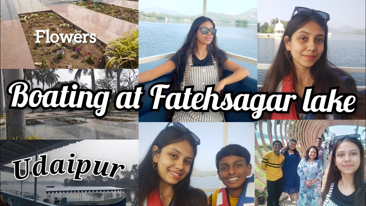 Boating at Fatehsagar Lake 📍 Udaipur ✨🌸 | Bhavya's Beautyverse | Bhavya The CSS | 