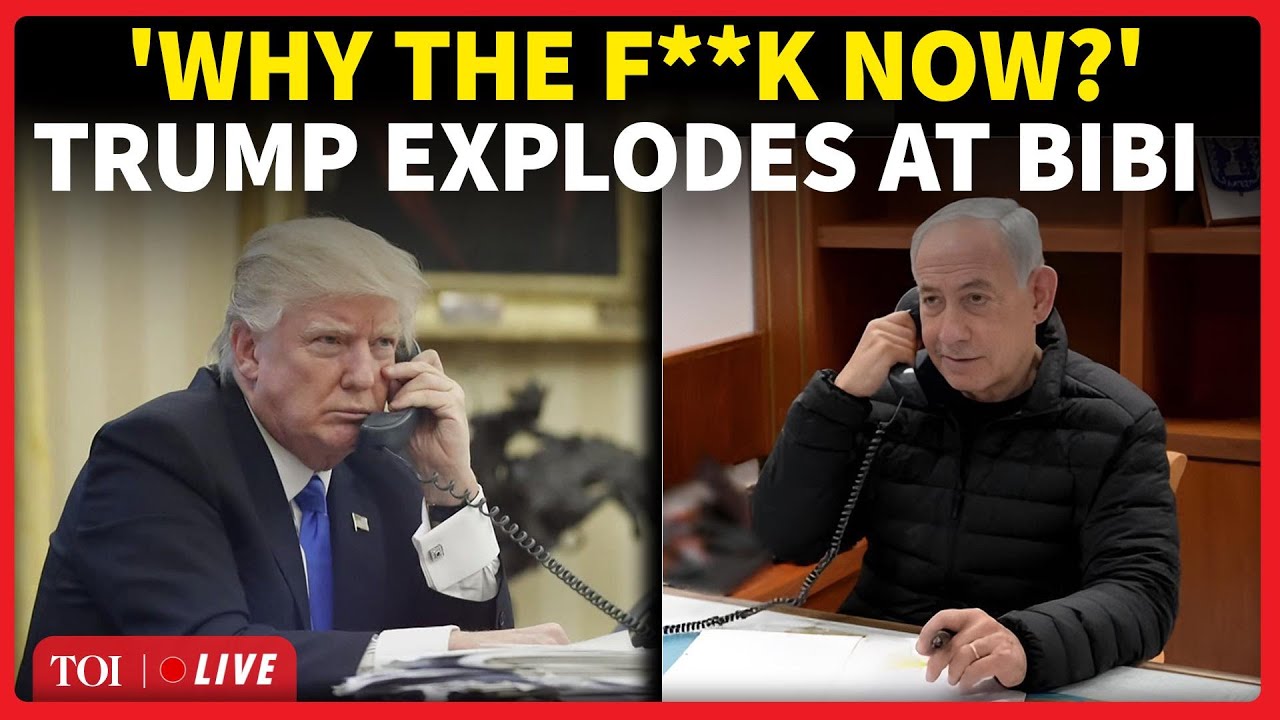 'WHY THE F**K DID YOU ATTACK?': Furious Trump Humiliates Netanyahu Over Beirut Strike | US News