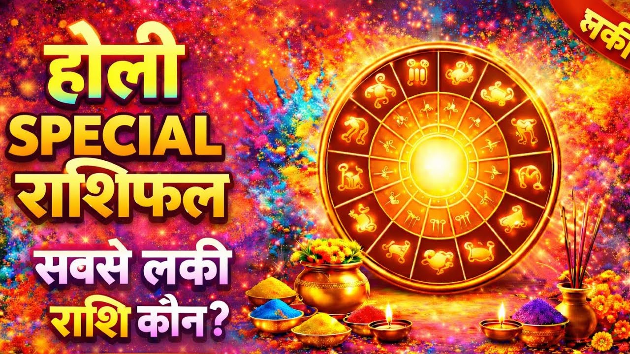 Holi Special Rashifal | Sabse Lucky Rashi Kaun? | Paisa, Pyaar Aur Success Ka Signal