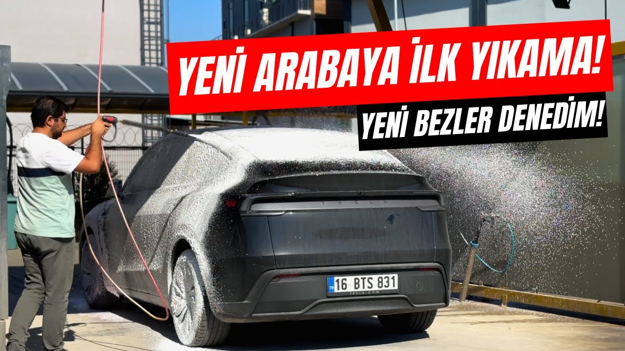 YENİ ARABAYA İLK YIKAMA! | @SmartBee Bezlerini Denedim | @OtoGrafi