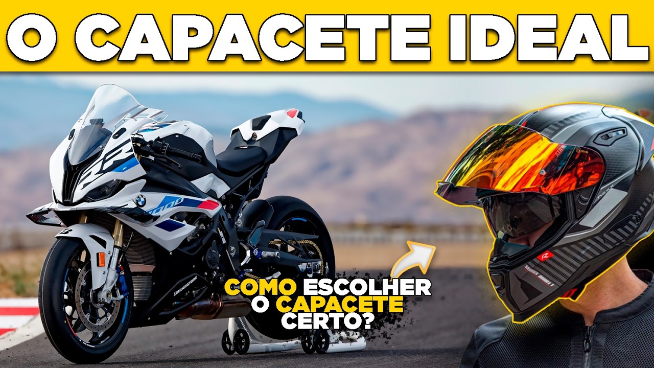 🚨 OS MELHORES CAPACETES - APRENDA A ESCOLHER O MELHOR PRA VOC&Ecirc;!