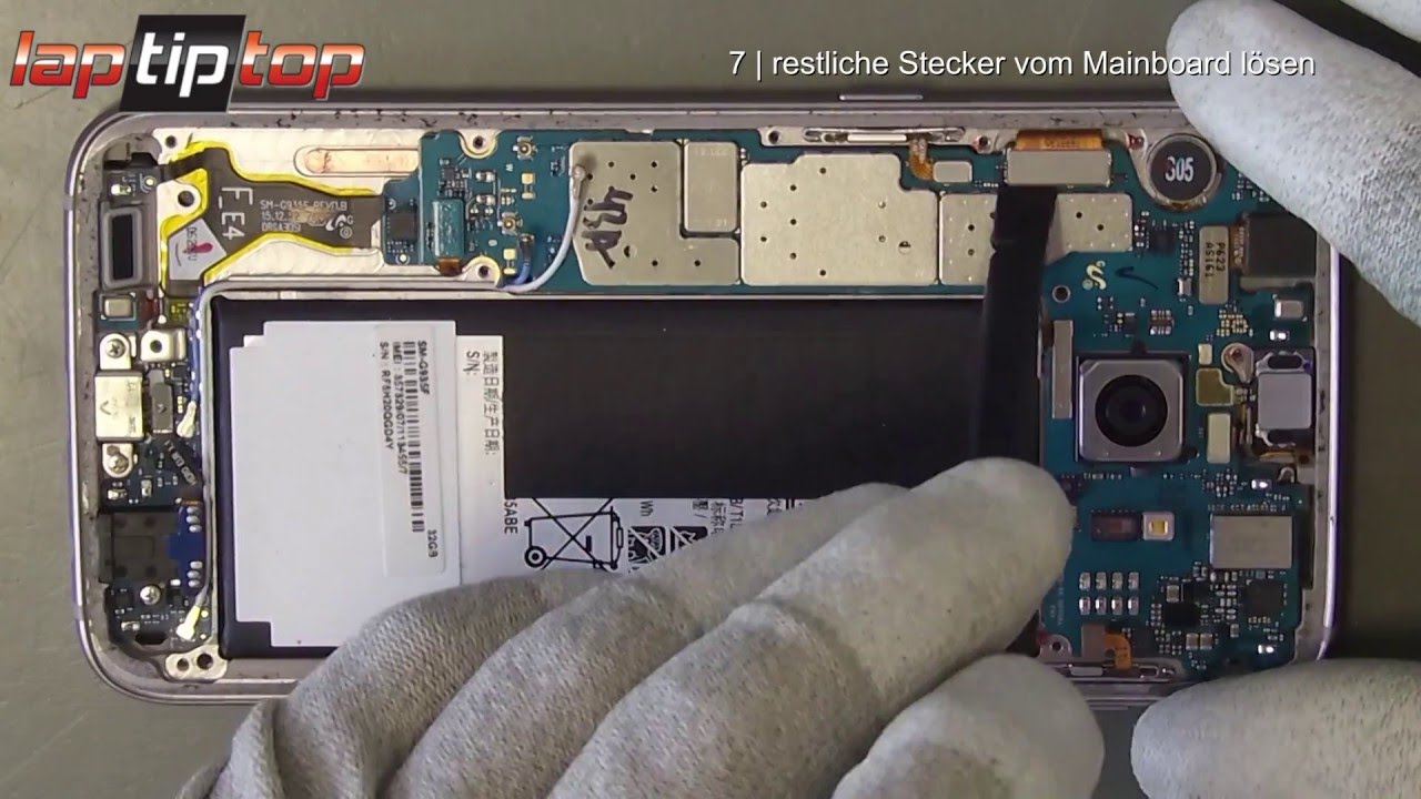 Samsung Galaxy S7 Edge Display-Einheit Reparatur Tutorial | laptiptop.com