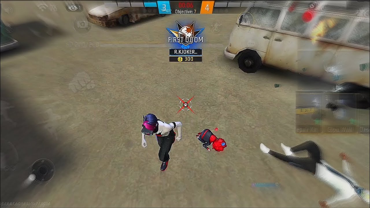 ⚡Speed + Aim = Instant Knock | FF Pro Skills