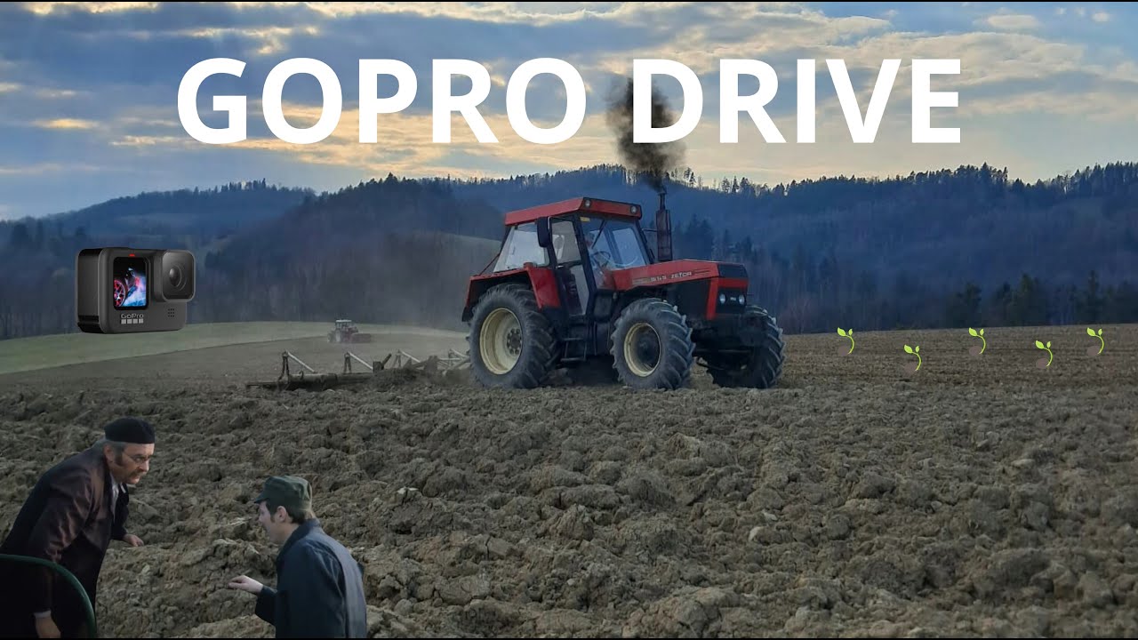 Smykování hrubé brázdy 2025 🚜| GoPro | Driver view - Zetor 16145 Turbo + Smykobrány❤️