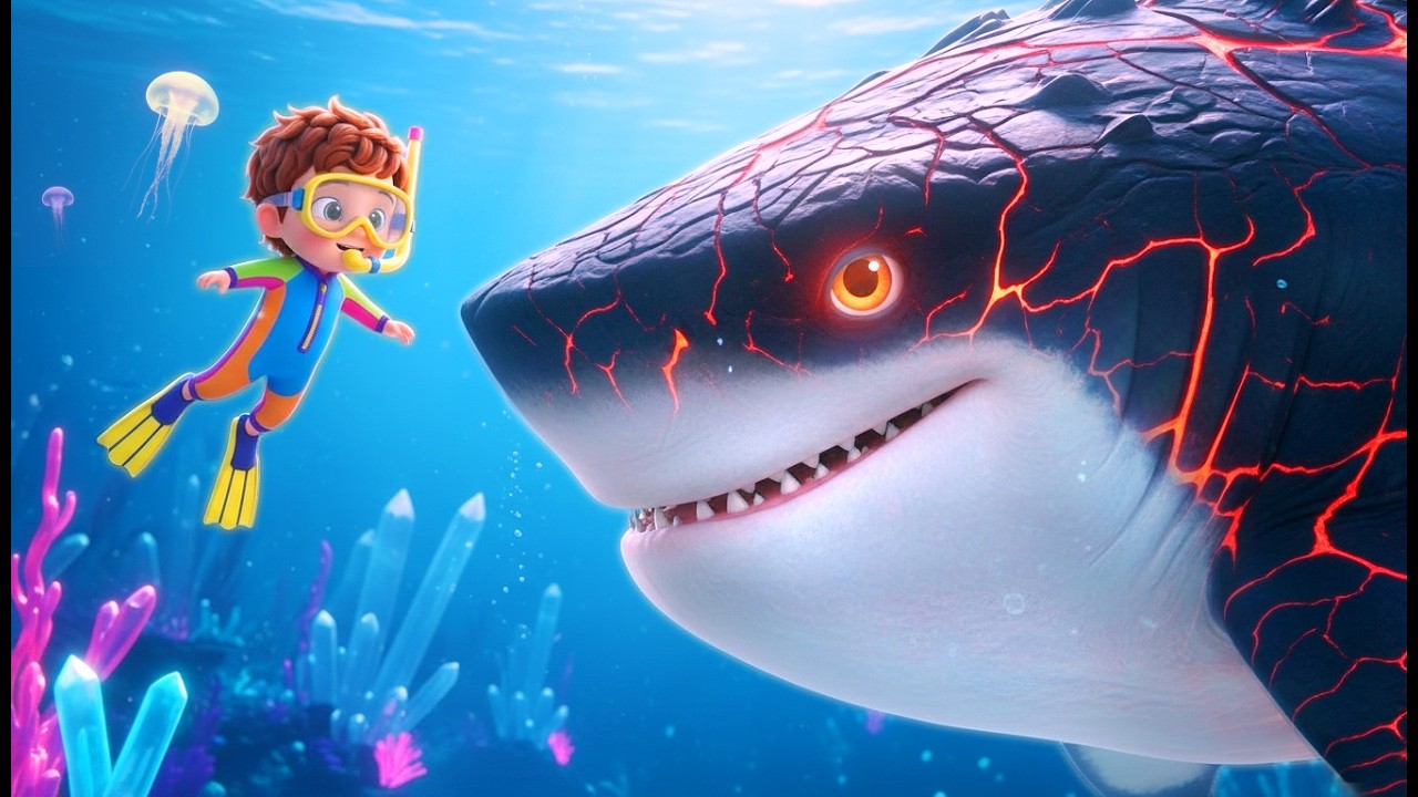 Biggest Sea Monster & Underwater Dinosaur | Dinosaur Song for Kids | Nursery Rhymes | Little Artie