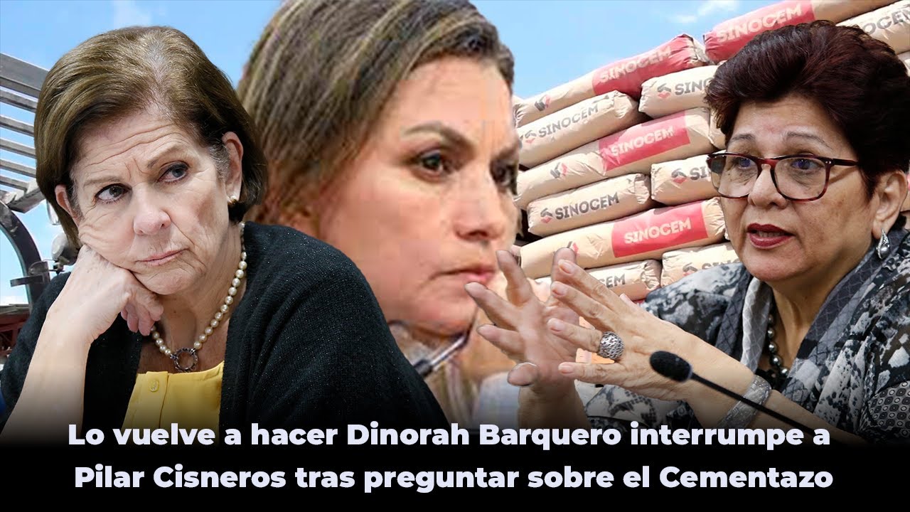 Lo vuelve a hacer Dinorah Barquero interrumpe a Pilar Cisneros tras preguntar sobre el Cementazo