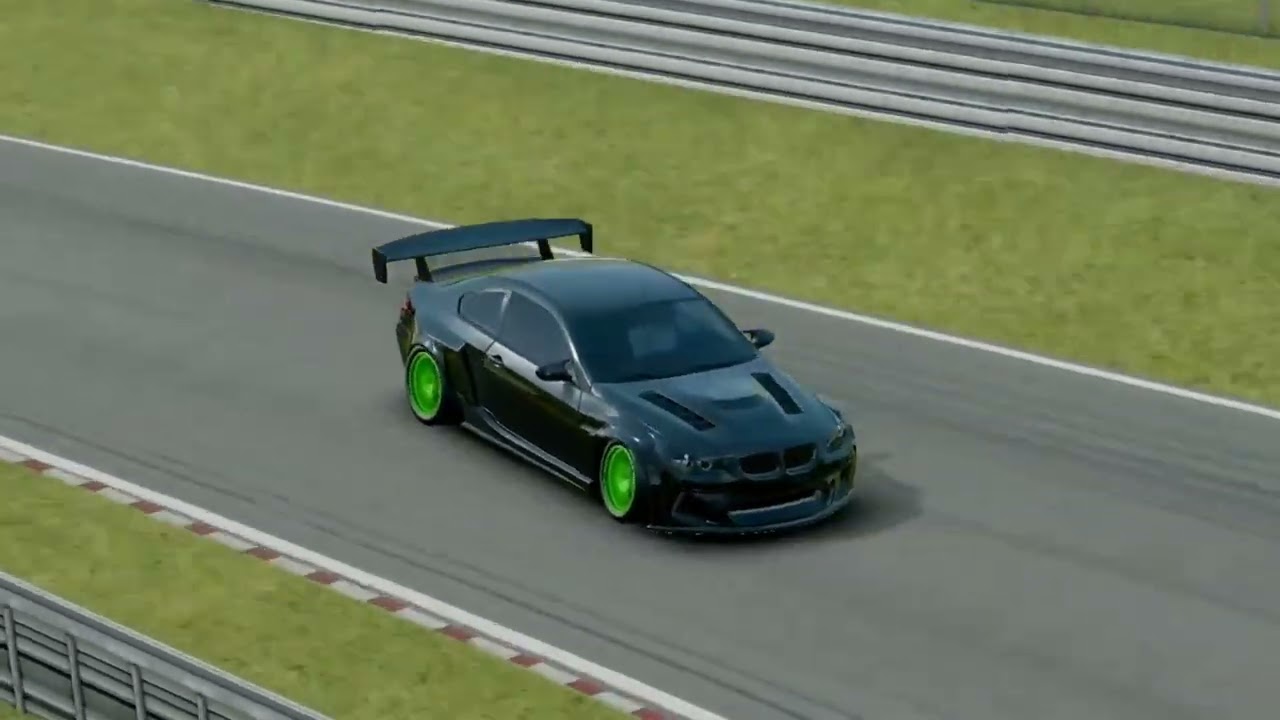 The close run of the Nürburgring. 