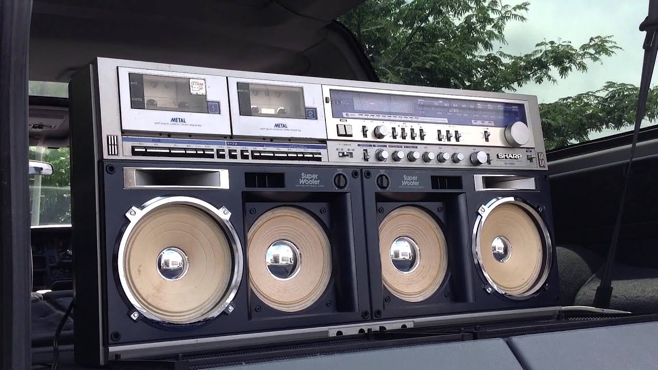 SHARP GF1000 boombox ghettoblaster