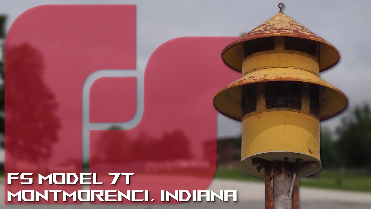 FS Model 7T Tornado Siren Test - Alert - Montmorenci (Tippecanoe Co.), IN