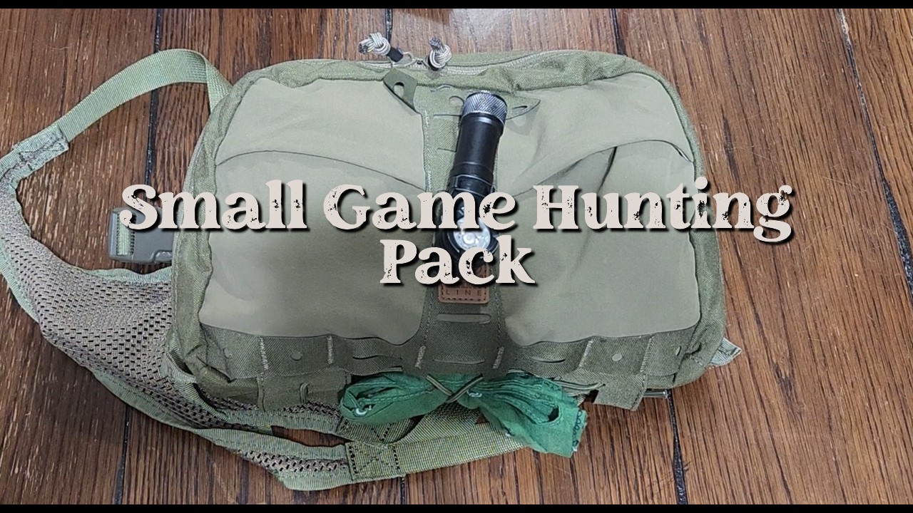 Small Game Hunting Pack - What I Carry Varmint and Coyote Hunting