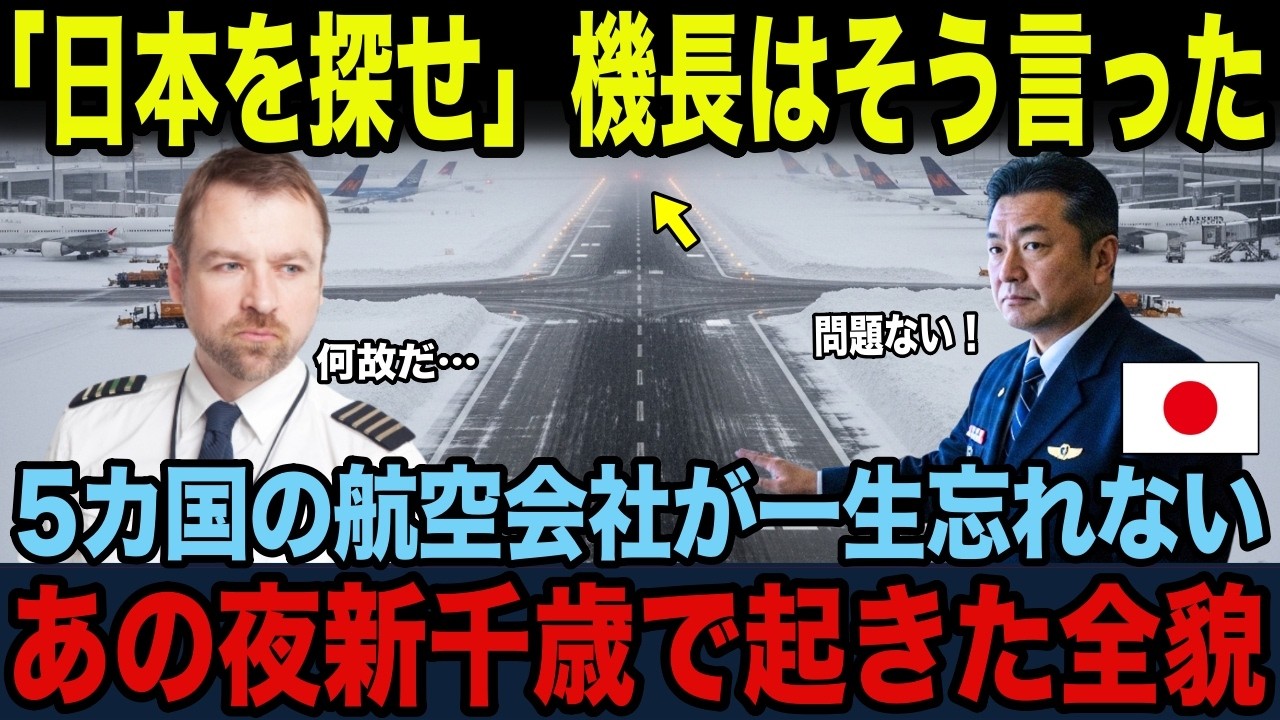 「危機なら日本を探せ」カタール航空の機長が震えた夜。5カ国の航空会社が日本に一生の借りを作った、新千歳空港の全貌【海外の反応】