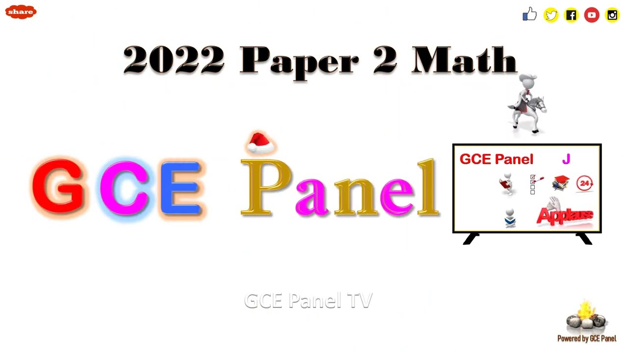 2022 Math Q1 GCE A Level Solution | Paper 2| Mechanics | Statistics | GCE Panel | Subscribe for More