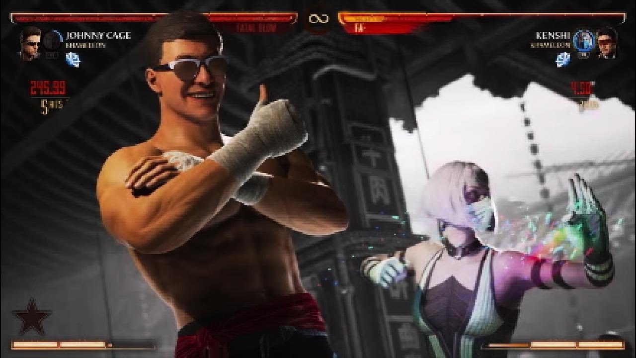 MK1 Johnny Cage and Khameleon combo video