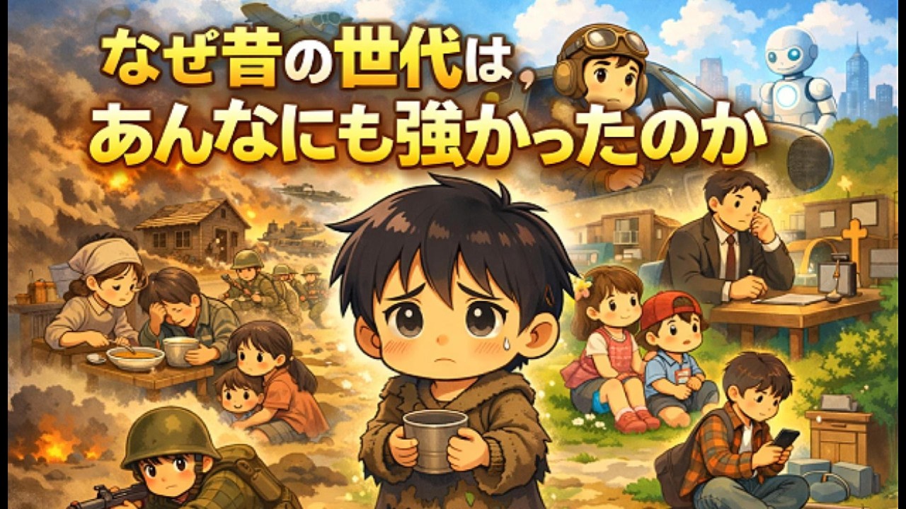1901〜1980年生まれの心理学：世代はどう作られた？【大恐慌・戦争・ベトナム・オイルショック】