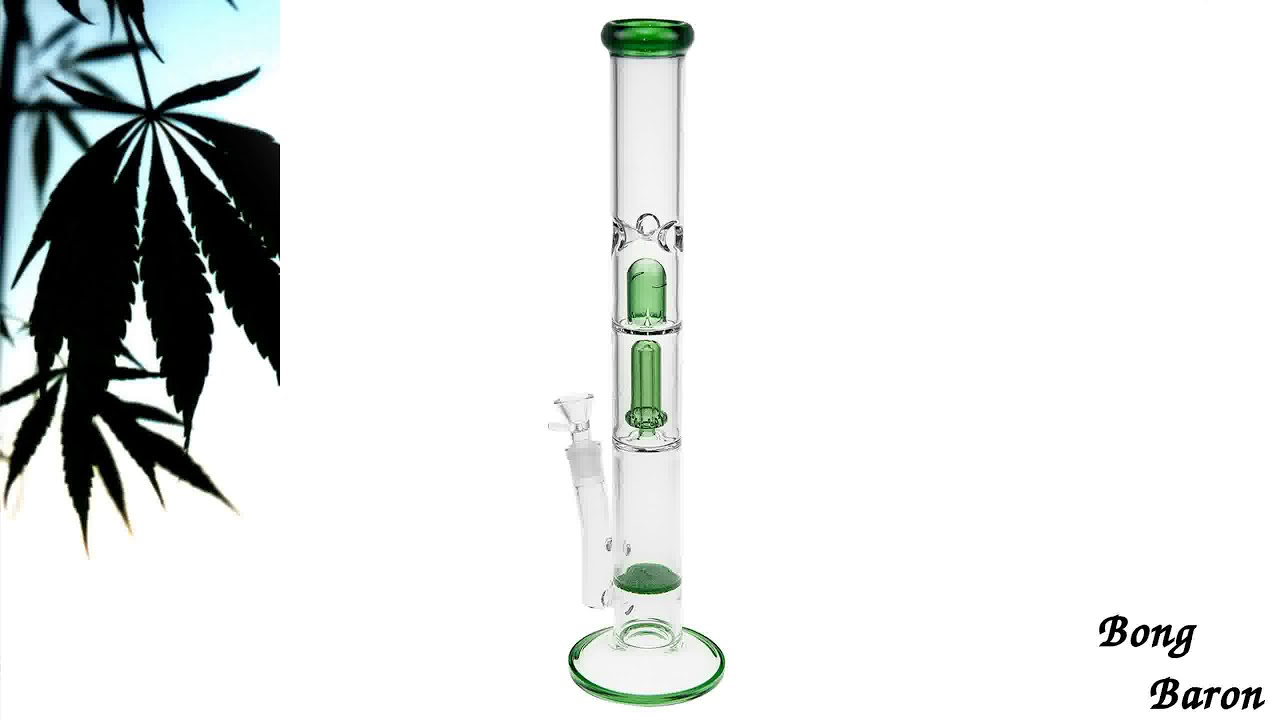 Black Leaf - Multi-Level Glass Ice Bong - UFO