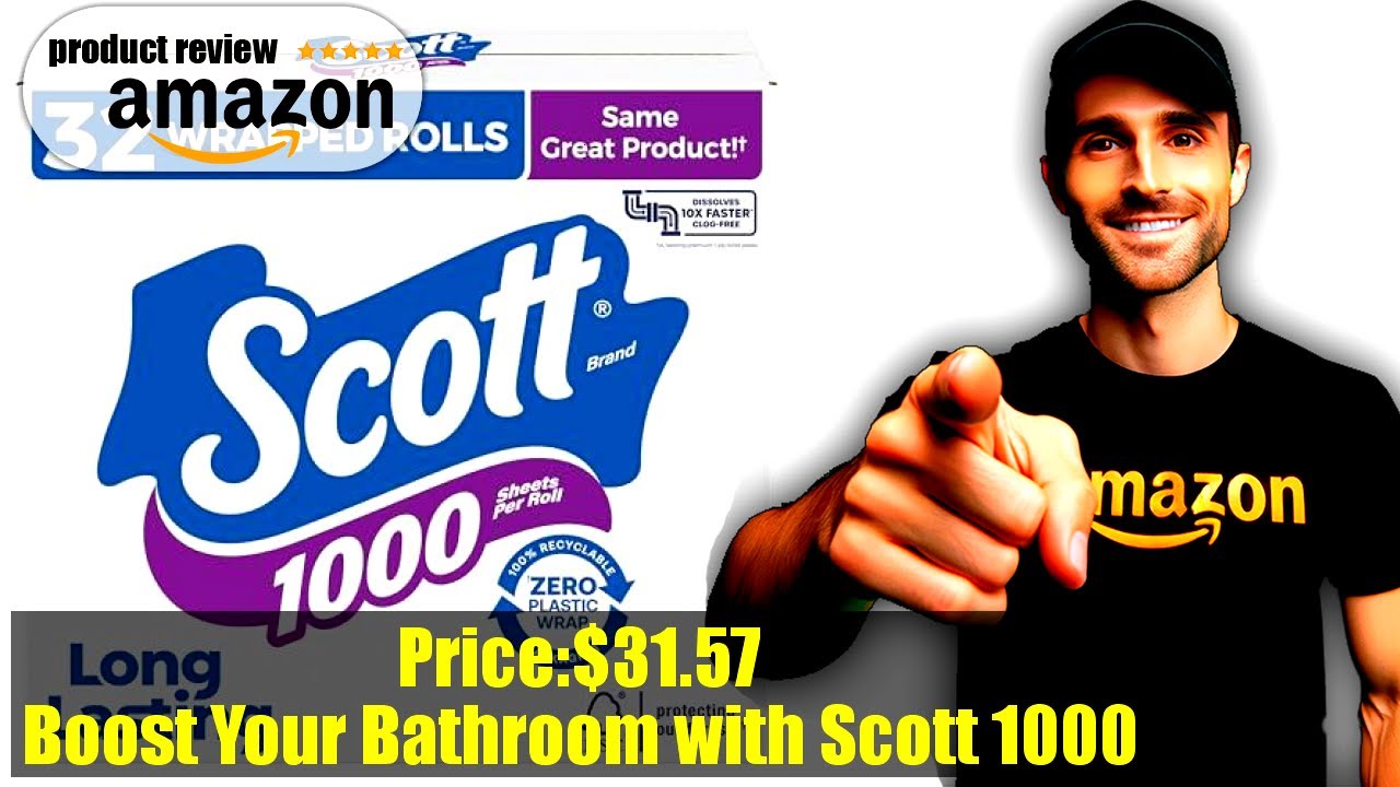 Buy  | Scott 1000 Toilet Paper, 32 Rolls, Septic-Safe, 1-Ply Toilet Tissue