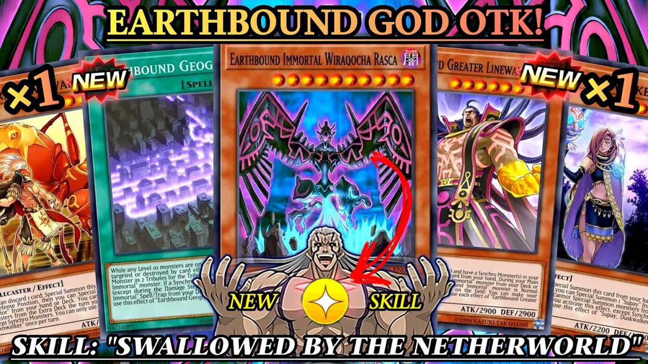 EARTHBOUND GOD WIRAQOCHA RASCA OTK | NEW SUPPORT & SKILL for REX GOODWIN! [DUEL LINKS]