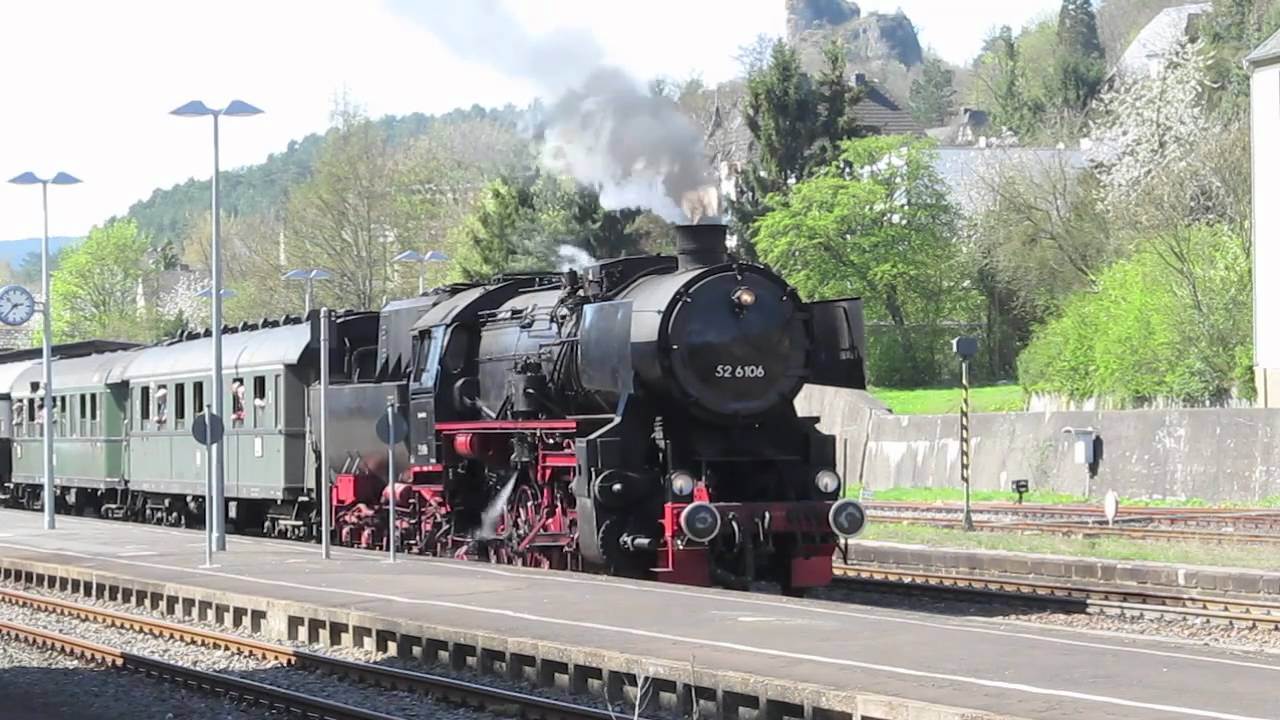 Ein dampfender Tag in Gerolstein (52 6106)
