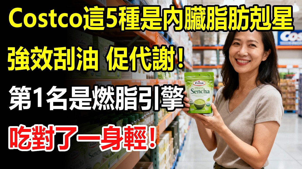 肚子大、代謝慢？Costco這5種食物是“內臟脂肪剋星”！強效刮油、促代謝！營養師：第1名是“燃脂引擎”，吃對了一身輕！#costco #好市多