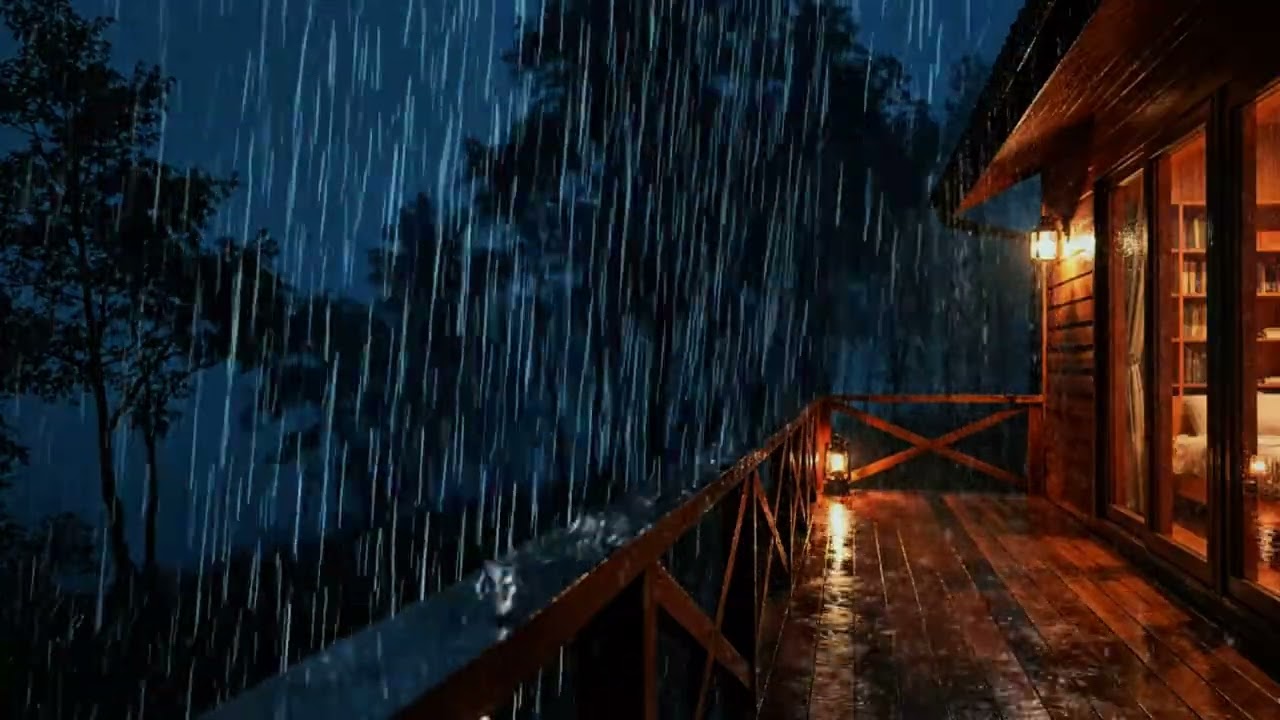 Rain Sounds for Sleeping | Calm Forest Night Atmosphere