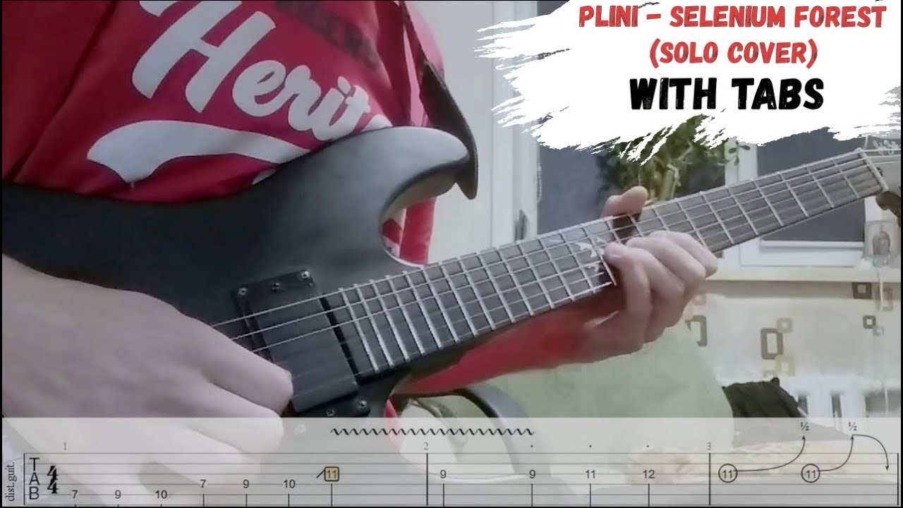 Plini - Selenium forest (outro solo cover) w/tabs