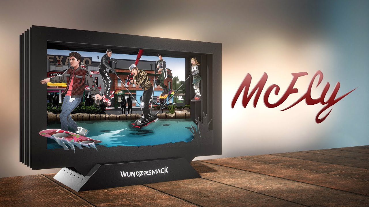 Mcfly MULTIPLANES Diorama (Back to the Future Inspired)