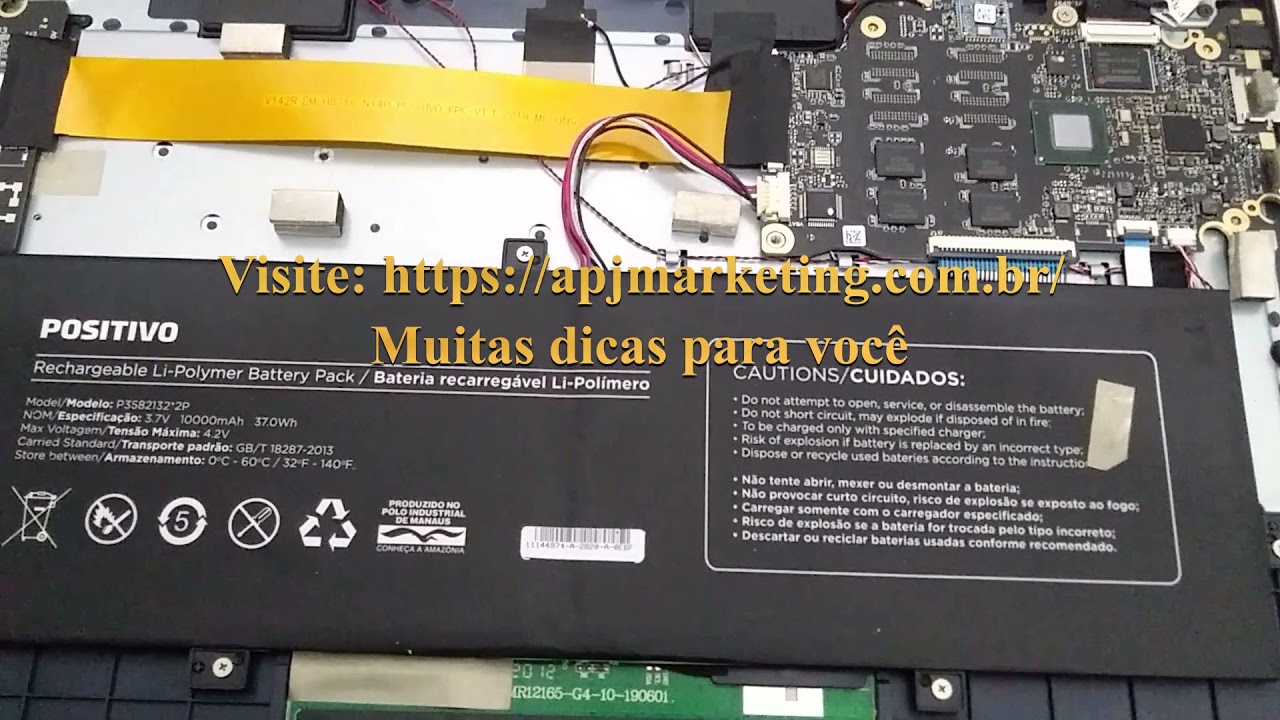 Como Desmontar o Notebook Positivo Motion Q232B (Guia Passo a Passo)