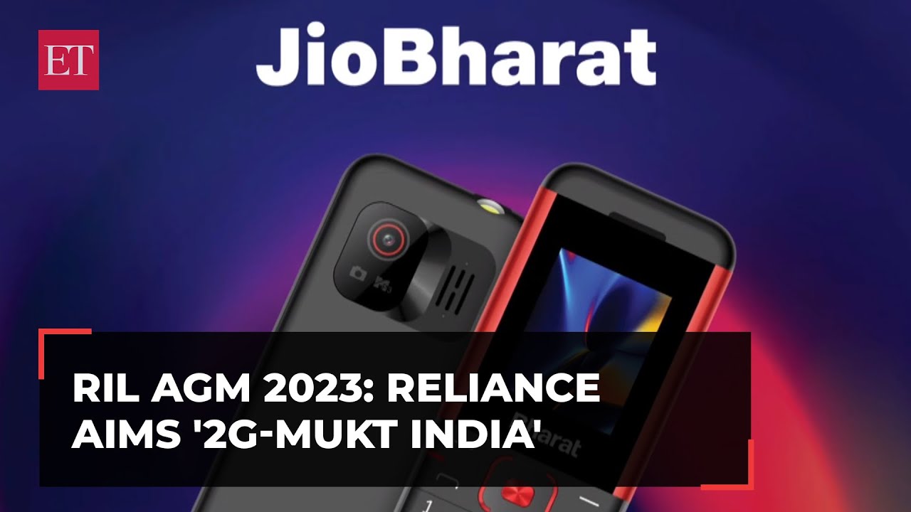 RIL AGM 2023: Reliance aims '2G-Mukt India' with JioBharat V2 4G phone at Rs 999