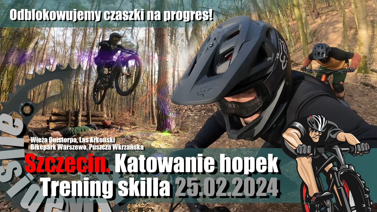 Szczecin MTB, Enduro. Wieża Quistorpa, Las Arkoński, Puszcza Wkrzańska, Bike Park Warszewo